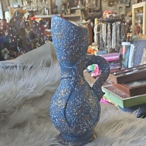 Blue and Gold Decorative Vase